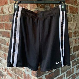 Nike black shorts youth large